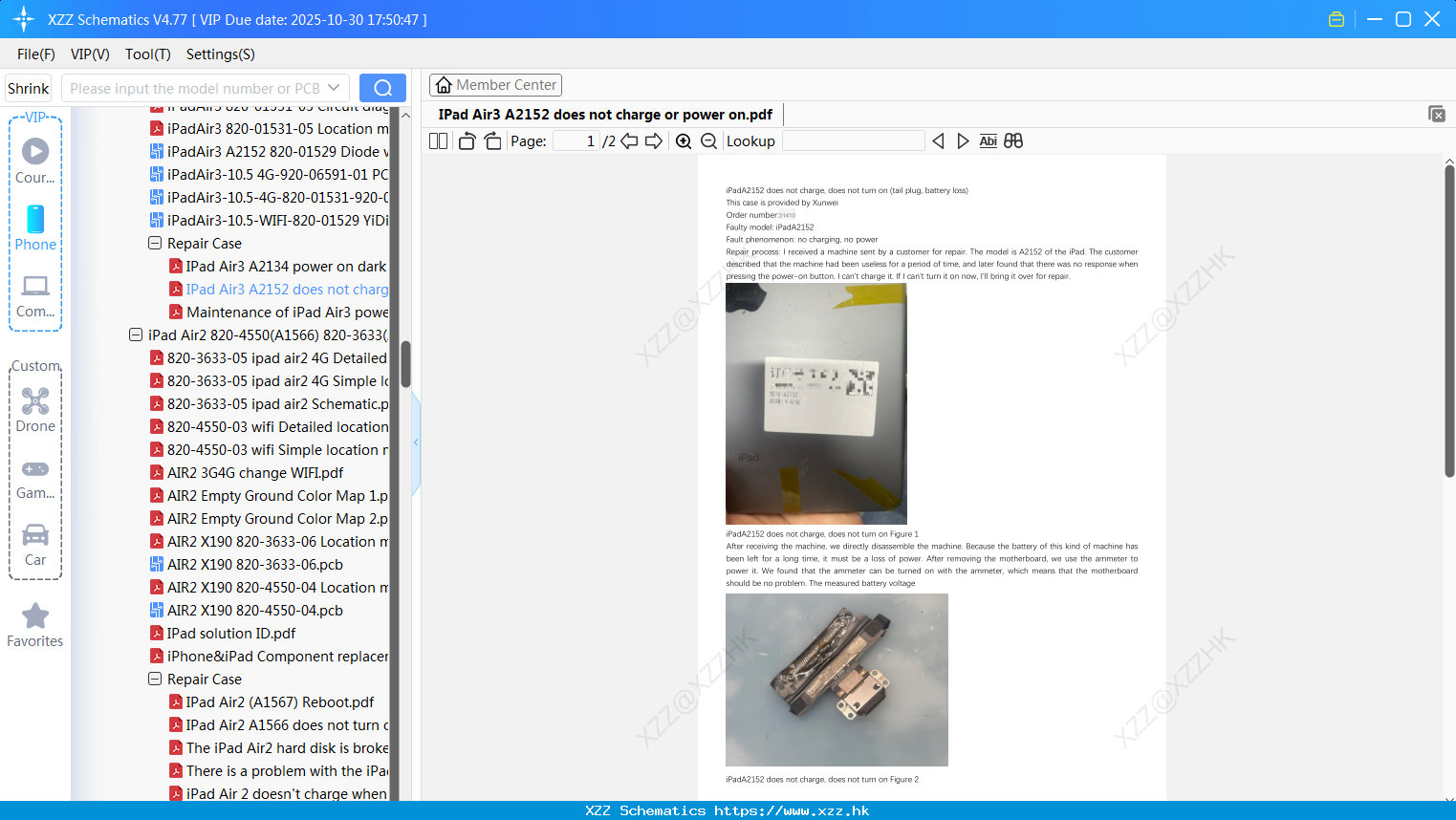 IPad Air3 A2152 Does Not Charge Or Power On